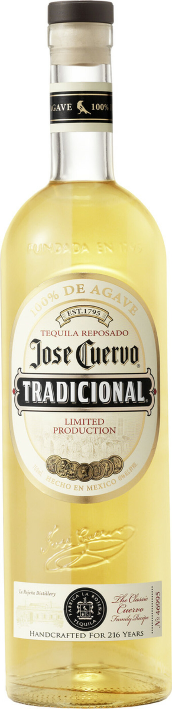 Bild 1 von Jose Cuervo Tequila Tradicional Reposado 38% 0,7L