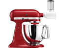 Bild 1 von KITCHENAID Veggie Set Artisan 5KSM125EER Küchenmaschine + 5KSMVSA Gemüseschneider Empire Rot (Rührschüsselkapazität: 4,8 Liter, 300 Watt)