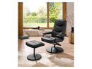 Bild 3 von LIVARNO home Relaxsessel mit gemütlichem Fußhocker, schwarz