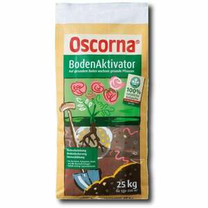Oscorna Bodenaktivator 25 kg Boden Verbesserer Natur Dünger Gemüse Obst Rasen