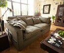 Bild 1 von Hussensofa Noelia 240x145 cm Braun Couch mit Kissen