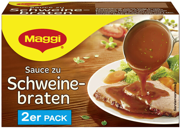 Bild 1 von Maggi Delikatess Sauce zu Schweinebraten 2x250ml