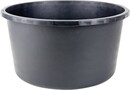 Bild 1 von Mörtelkübel 90 l Kunststoff, rund, schwarz, 4 Griffe, L-Skala