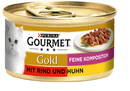Bild 1 von Gourmet Gold Feine Komposition 12x85g Rind & Huhn