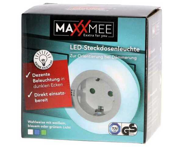 Bild 1 von MAXXMEE LED Steckdosenleuchte mit automatischem Lichtsensor Ø 8,5 cm