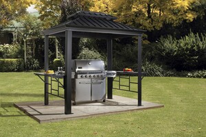 Sojag Pavillon Messina BBQ 6x8 anthrazit