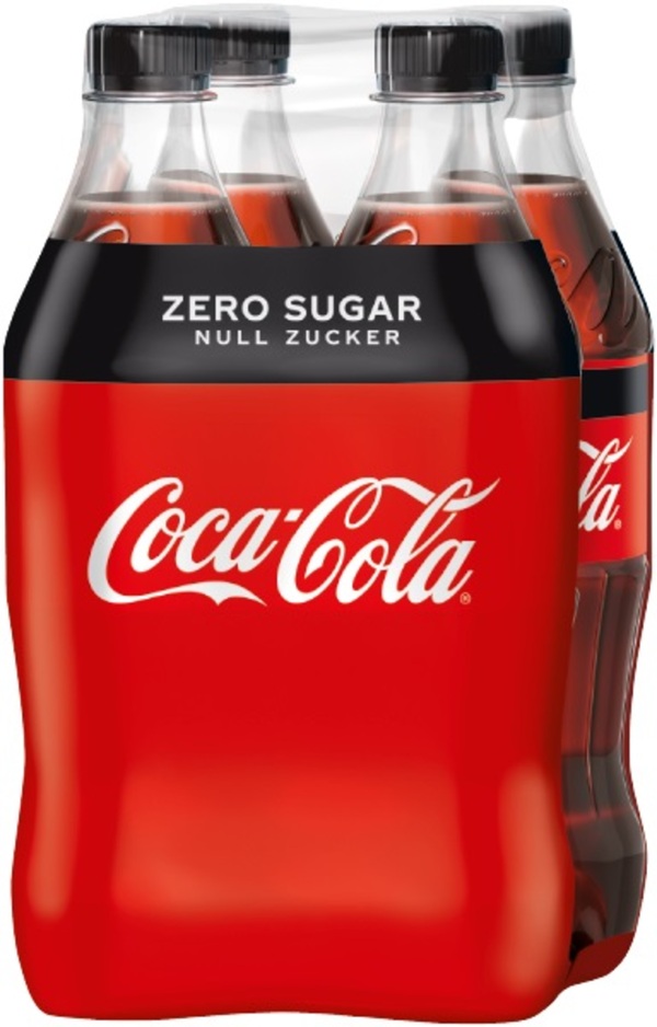 Bild 1 von Coca-Cola Zero 4x 0,5 ltr PET