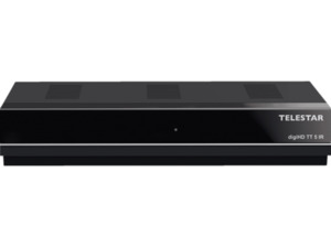 TELESTAR digiHD TT 5 IR HDTV DVB-T2 Receiver mit Irdeto Entschlüsselung (Empfang von privaten und öffentlich-rechtlichen Sendern), Schwarz