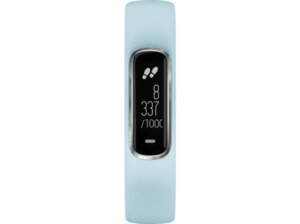GARMIN Vivosmart 4 Smartwatch, Größe S/M in Hellblau/Silber