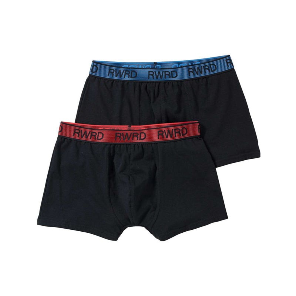 Bild 1 von Herren-Retroshorts mit buntem Bund, 2er Pack