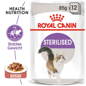 Royal Canin Sterilised 12x85g in Soße