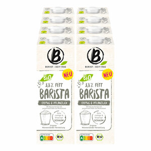 Berief Bio Barista Drink 3,8% 1 Liter, 8er Pack