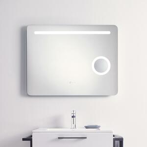 Wandspiegel Silberfarben inkl. LED 'Mirror'