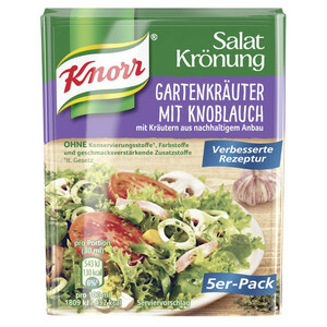 Knorr Salatkrönung Gartenkräuter mit Knoblauch 5x 8 g