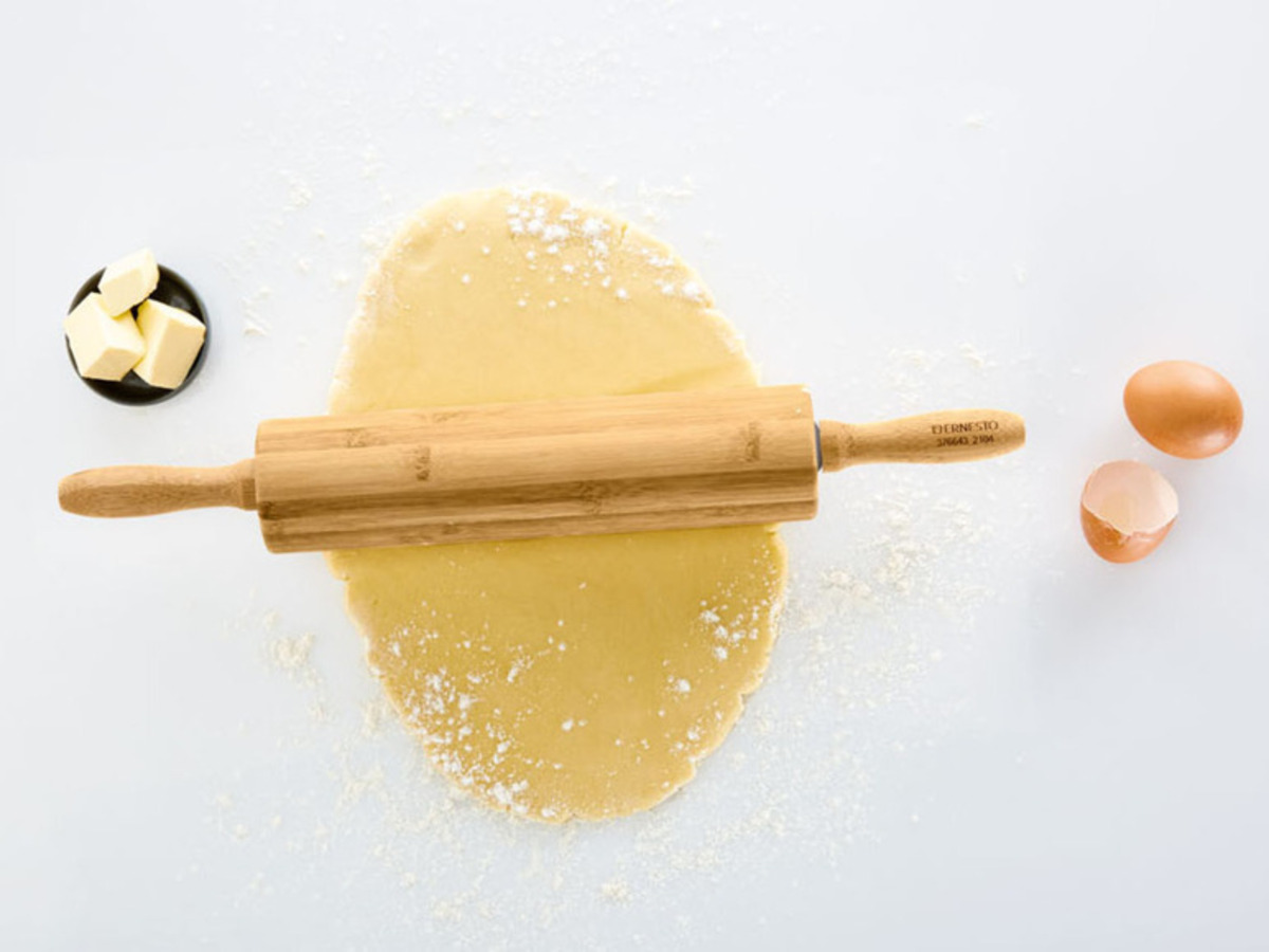 Bild 3 von ERNESTO® Nudelholz, zum gleichmäßigen Ausrollen von Knetteigen