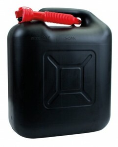 Benzinkanister 20L Kunststoff schwarz