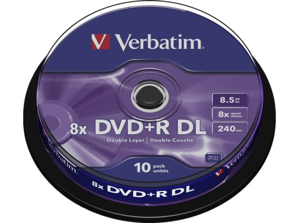 Bild 1 von VERBATIM 43666 Scratch Resistant DVD+R DL 8X Rohling