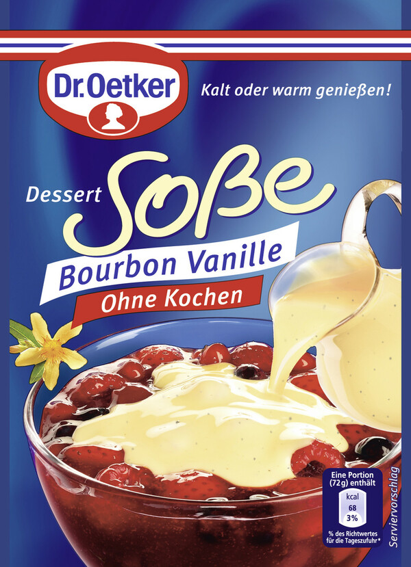 Bild 1 von Dr.Oetker Dessert Soße Bourbon Vanille ohne Kochen 39 g