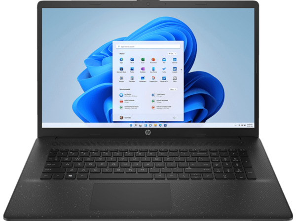 Bild 1 von HP 17-cn0335ng, Notebook mit 17,3 Zoll Display, Intel® Core™ i3 Prozessor, 8 GB RAM, 256 SSD, UHD Grafik, Schwarz