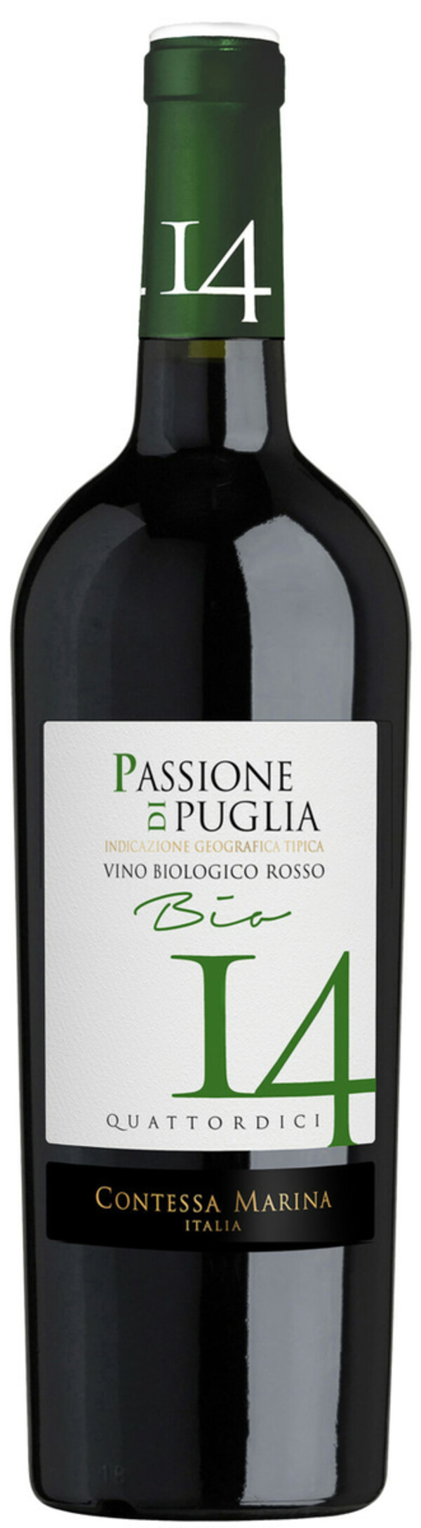 Bild 1 von Contessa Marina Bio Passione di Puglia Rosso 14 IGT 0,75L