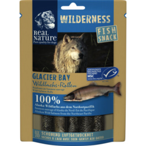 WILDERNESS Fish Snack 70g Glacier Bay (Wildlachs-Rollen)