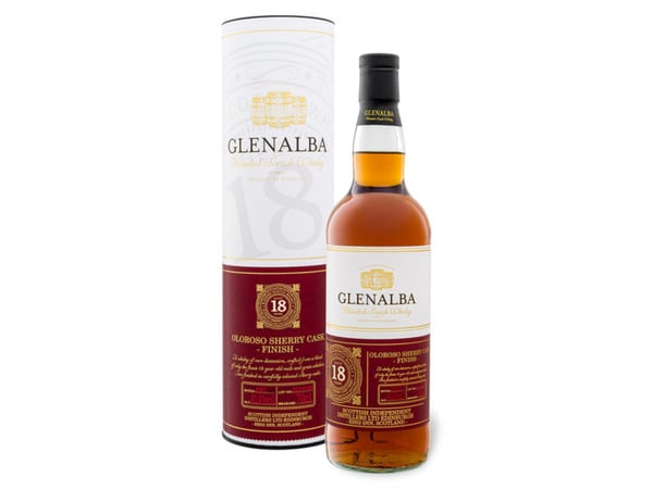 Bild 1 von Glenalba Blended Scotch Whisky 18 Jahre Sherry Cask Finish 41,4% Vol