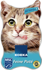EDEKA Feine Paté mit Kabeljau Katzenfutter nass 85 g