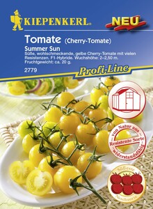 Kiepenkerl Tomate Summer Sun Solanum lycopersicum, Inhalt: 6 Korn