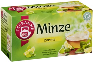 Teekanne Spritzige Minze Zitrone 20x 1,5 g