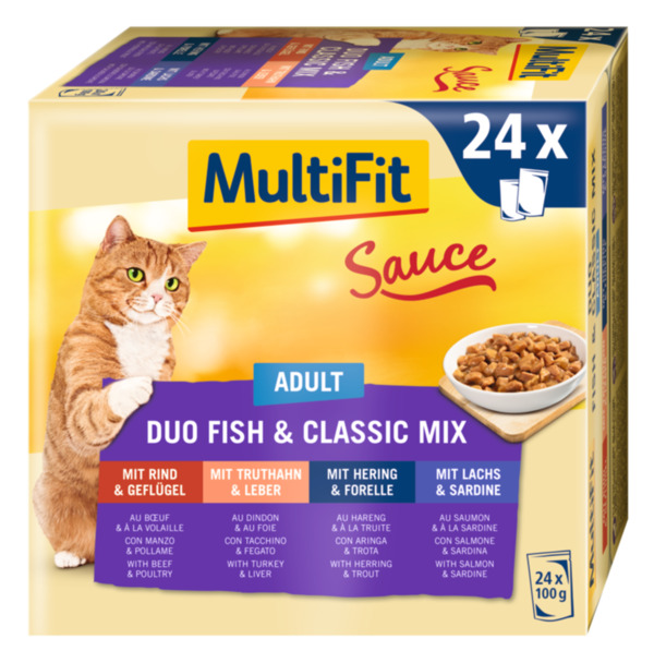 Bild 1 von Adult Sauce Duo Fish & Classic Mix Multipack 24x100g