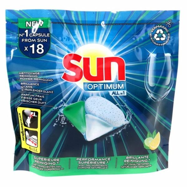 Bild 1 von Sun Spülmaschinen-Tabs Optimum All-in-1 Lemon