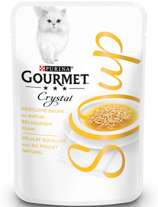 Purina Gourmet Crystal Soup mit naturbelassenem Huhn 40G