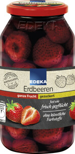 EDEKA Erdbeeren ganze Frucht gezuckert 680 g
