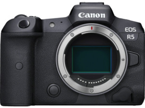 CANON EOS R5 Body Systemkamera, 8,01 cm Display Touchscreen, WLAN