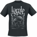 Bild 1 von Lamb Of God Candle Skull T-Shirt schwarz