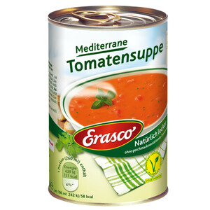 Erasco Mediterrane Tomatensuppe 390ML