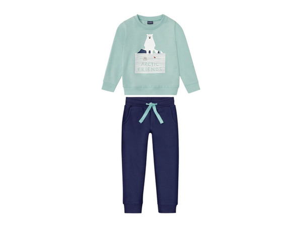 Bild 2 von lupilu Kleinkinder Jungen Sweatanzug, 2-teilig, mit Baumwolle