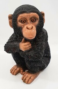 Dekofigur Schimpanse klein 32 x 18 x 18 cm