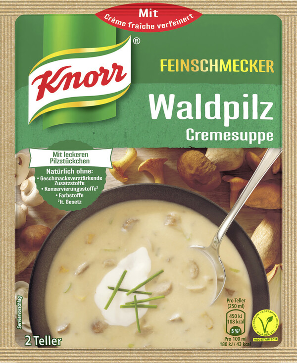 Bild 1 von Knorr Feinschmecker Waldpilz Suppe 48 g
