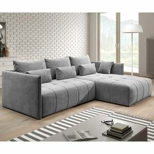 Sofa yalta Couch ausziehbar mit Bettkasten und Kissen Schlafsofa mh 85 - Furnix