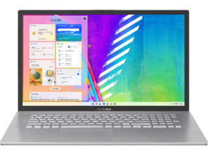 ASUS Vivobook 17 (R754JA-AU305W), Notebook mit 17,3 Zoll Display, Intel® Core™ i7 Prozessor, 8 GB RAM, 512 SSD, Iris™ Plus Graphics, Silber