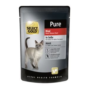 SELECT GOLD Adult Pure in Soße 12x85g Rind
