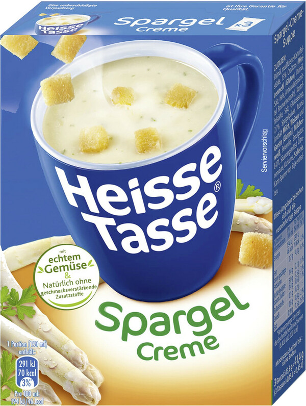 Bild 1 von Heisse Tasse Spargel Creme Suppe 41,4G