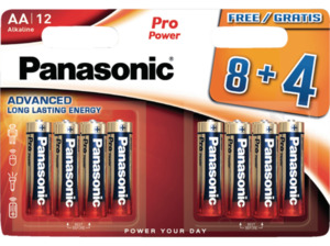 PANASONIC LR6PPG AA Mignon Batterie, Alkaline, 1.5 Volt