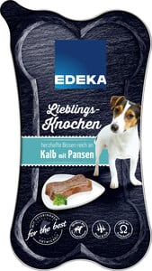 EDEKA Lieblingsknochen Kalb mit Pansen Hundefutter nass 175 g