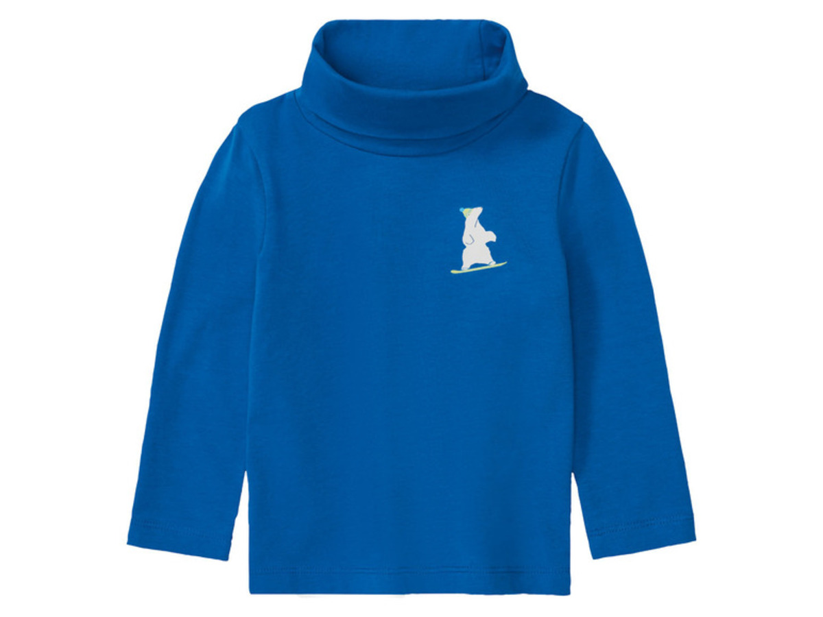 Bild 4 von lupilu Kleinkinder Jungen Ski Rollkragenshirts, 2 Stück, mit hohem Baumwollanteil