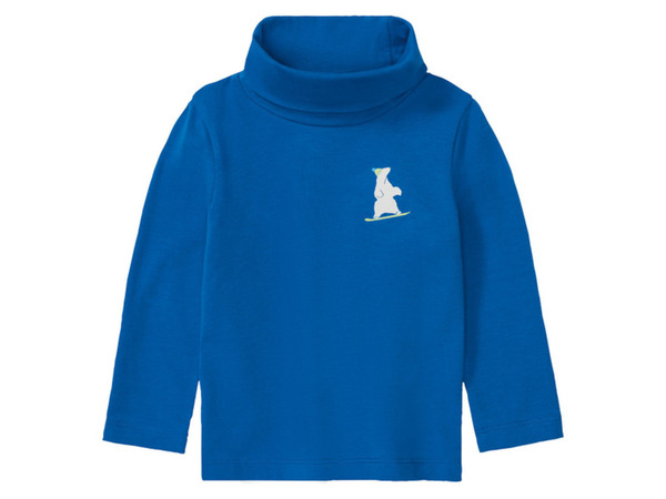 Bild 4 von lupilu Kleinkinder Jungen Ski Rollkragenshirts, 2 Stück, mit hohem Baumwollanteil