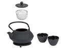 Bild 2 von ERNESTO Gusseisen-Tee-Set, 4-teilig, mit herausnehmbarem Teefilter