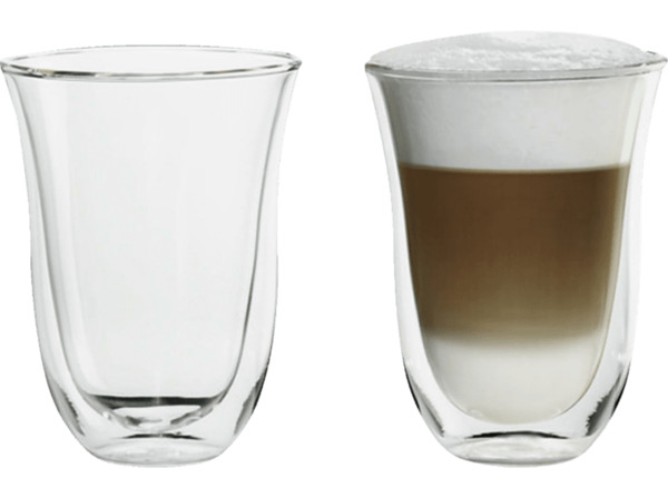 Bild 1 von DELONGHI Thermoglas 2erSet DLSC312 Latte Macchiato Gläser Transparent