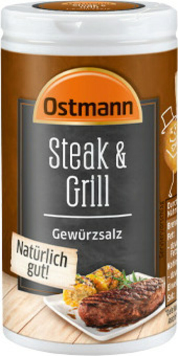 Bild 1 von Ostmann Steak & Grill Gewürzsalz 60G